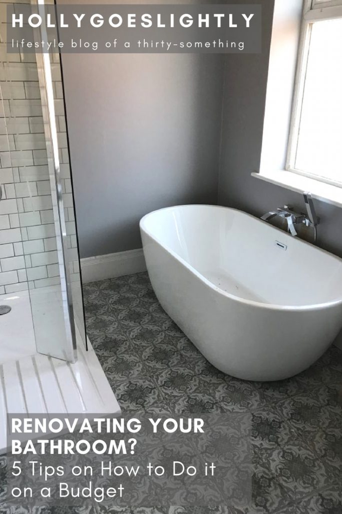 5 Simple Ways to Renovate Your Bathroom on a Budget - Holly Goes Lightly